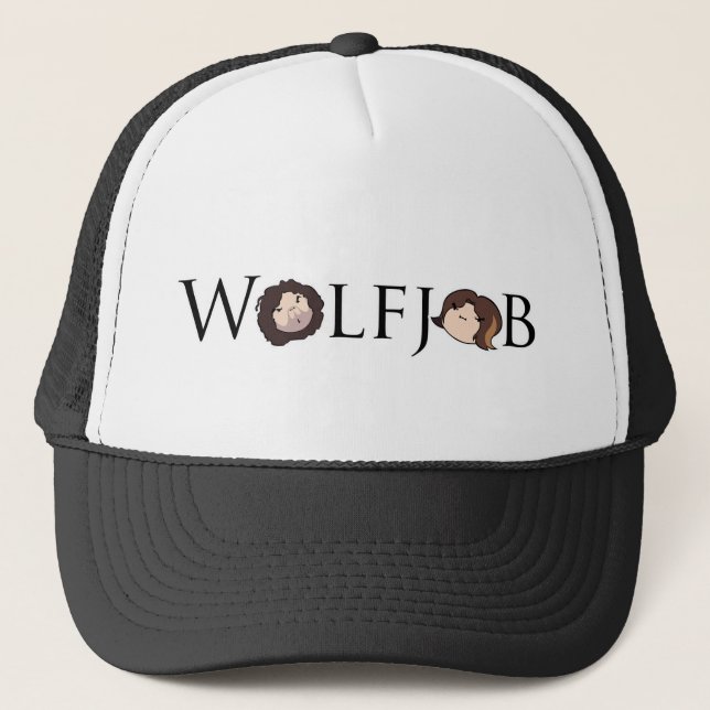 Wolfjob Trucker Hat (Front)