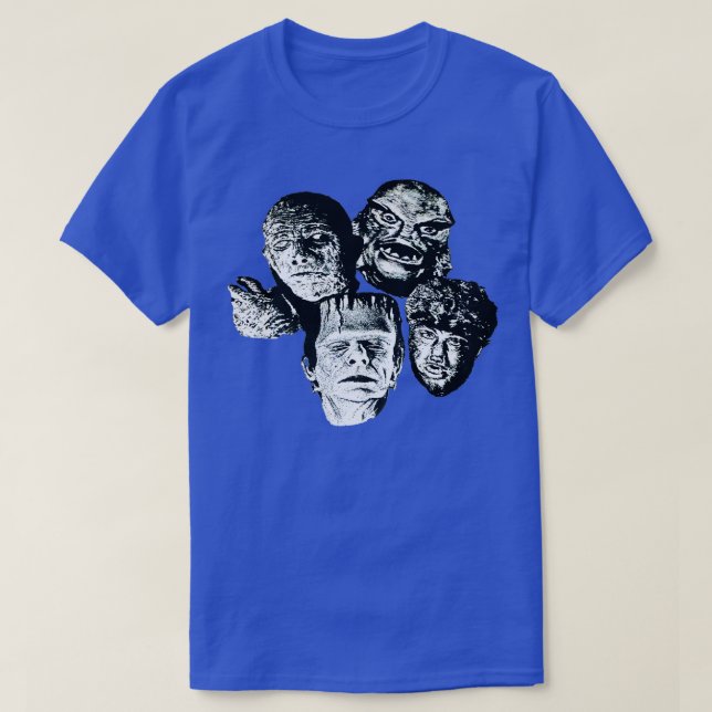 Wolfman The Mummy GillMan T-Shirt (Design Front)
