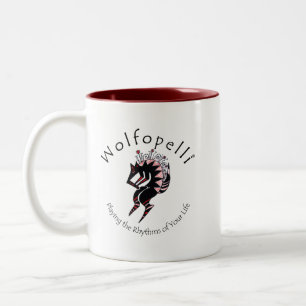 Wolfopelli 3 Two-Tone coffee mug