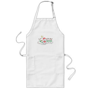 Wolfpack Christmas  Long Apron