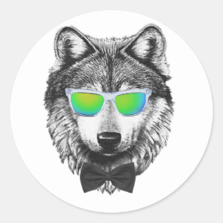 Wolfpack Classic Round Sticker
