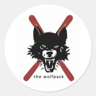 Wolfpack ski /  helmet stickers