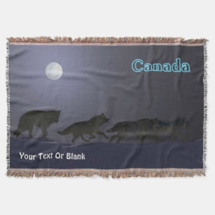 Wolfpack Throw Blanket