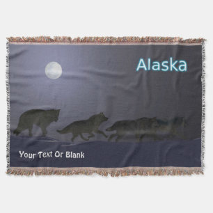 Wolfpack Throw Blanket