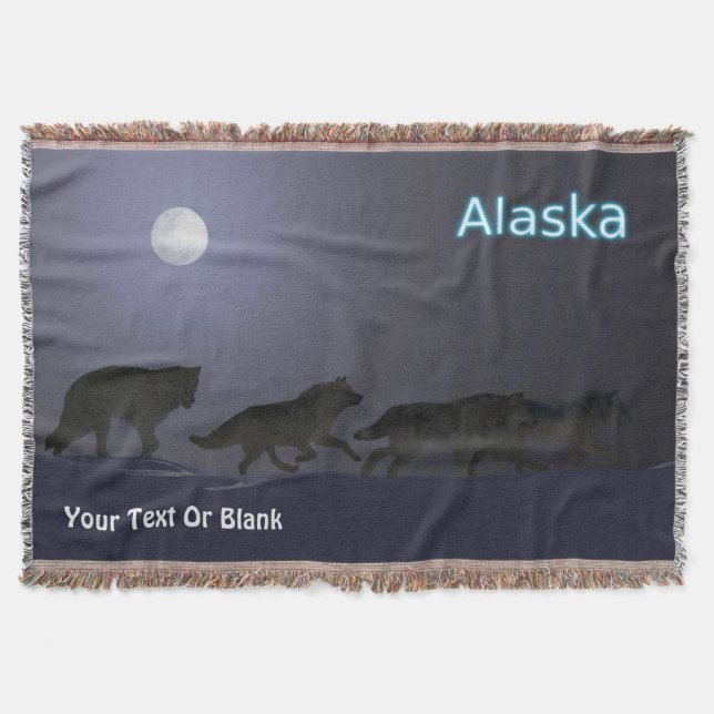 Wolfpack Throw Blanket (Front)