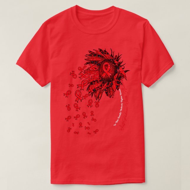 WolfParkinsonWhite Awareness sunflower nobody figh T-Shirt (Design Front)