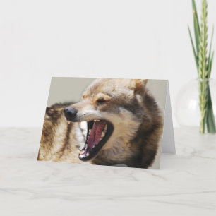 Wolf's Fangs Holiday Card