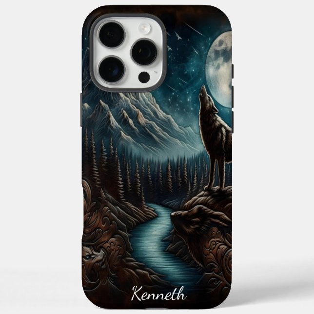 Wolf's Moonlight Howl Case-Mate iPhone Case (Back)