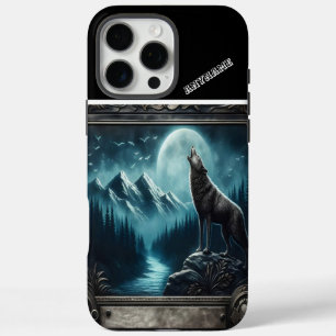 Wolf's Moonlight Serenade iPhone 16 Pro Max Case
