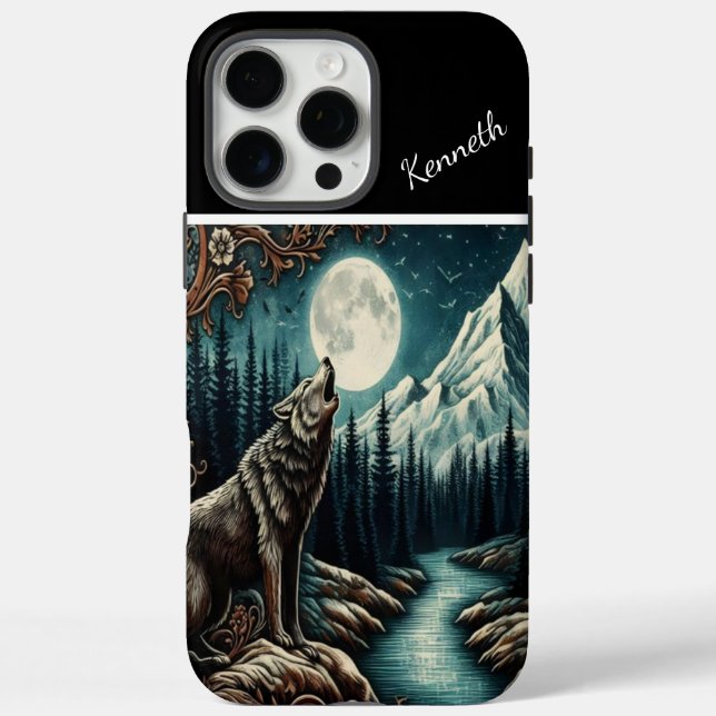 Wolf's Moonlit Howl Case-Mate iPhone Case (Back)