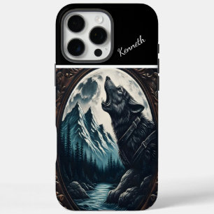 Wolf's Moonlit Howl iPhone 16 Pro Max Case