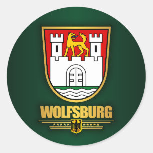 Wolfsburg Classic Round Sticker