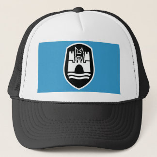Wolfsburg Coat of Arms (black white) Trucker Hat