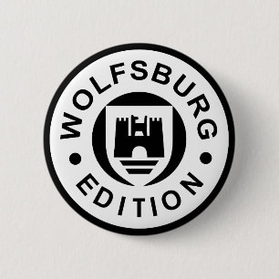 Wolfsburg Edition (black) 6 Cm Round Badge