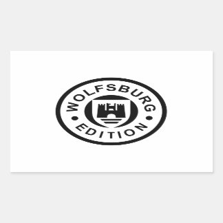 Wolfsburg Edition (black) Rectangular Sticker
