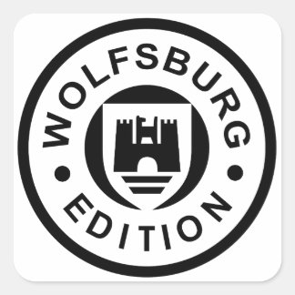 Wolfsburg Edition (black) Square Sticker