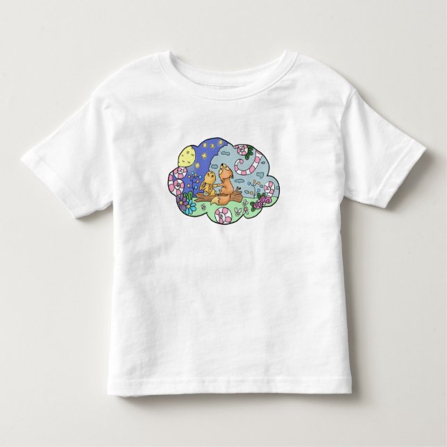 Wolkenland Hase and Fuchs Toddler T-Shirt (Front)