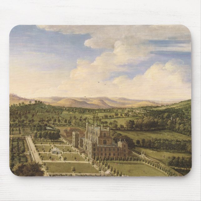 Wollaton Hall and Park, Nottingham, 1697 (oil on c Mouse Pad (Front)