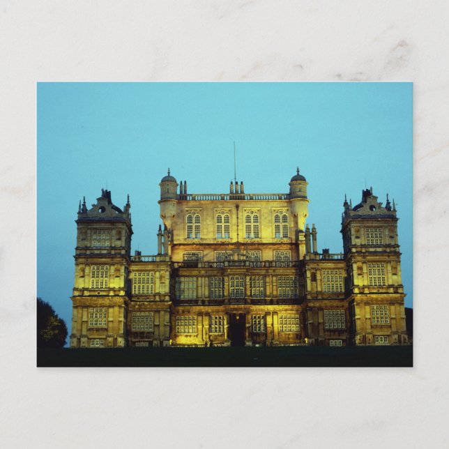 Wollaton Hall, Nottingham, England, U.K. Postcard (Front)