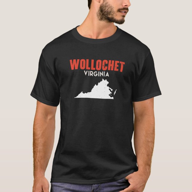 Wollochet Washington USA State America Travel Wash T-Shirt (Front)