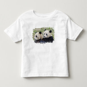 Wolong Reserve, China, Giant panda hugging Toddler T-Shirt