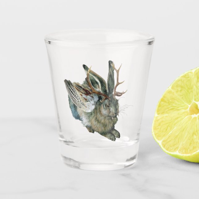 Wolpertinger Shot Glass (Front)