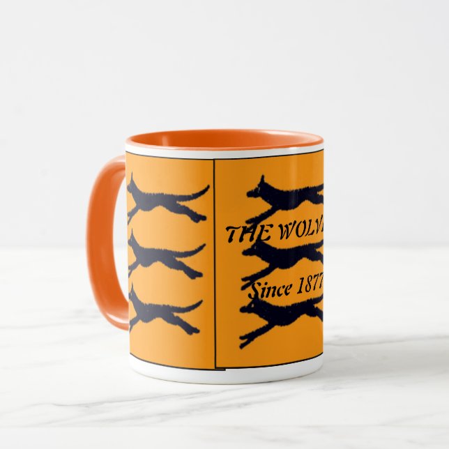 WOLVERHAMPTON WANDERERS, 'The Wolves, since 1877'. Mug (Front Left)