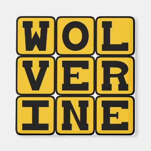 Wolverine, Ferocious Mammal Magnet