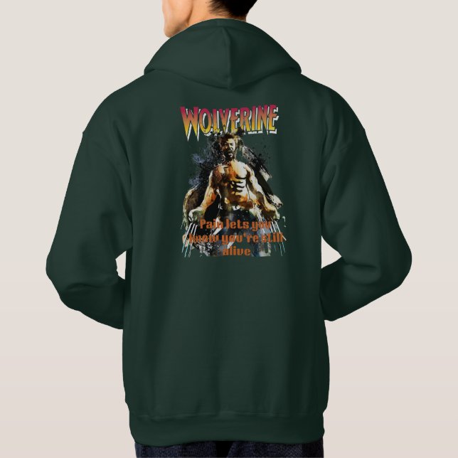 Wolverine Graphic Sweatshirt  (Back)