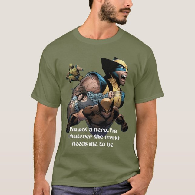Wolverine Hero Quote T-Shirt (Front)