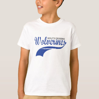 Wolverines Baseball Raglan Boys T-Shirt