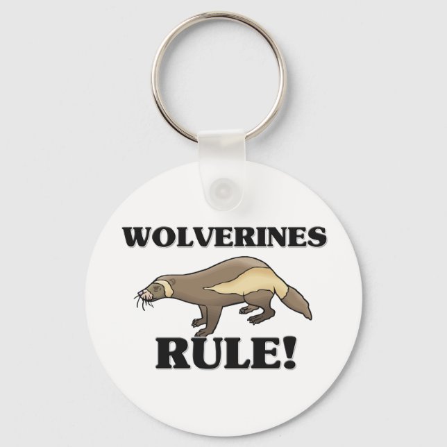 WOLVERINES Rule! Key Ring (Front)