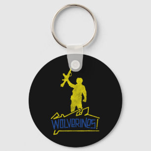 Wolverines Support Ukraine Key Ring