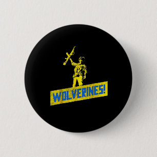 Wolverines Support Ukraine Stand With Ukraine Ukra 6 Cm Round Badge