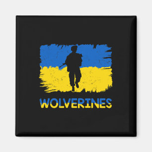 Wolverines Support Ukraine Support Ukraine Stand W Magnet