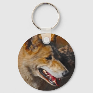 Wolves are us. key ring