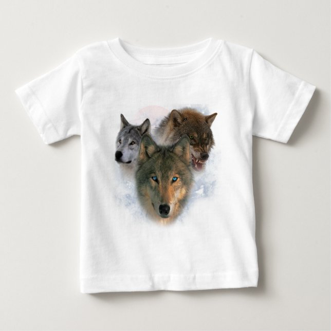 Wolves Baby T-Shirt (Front)