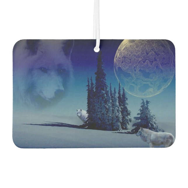 Wolves Car Air Freshener (Front)