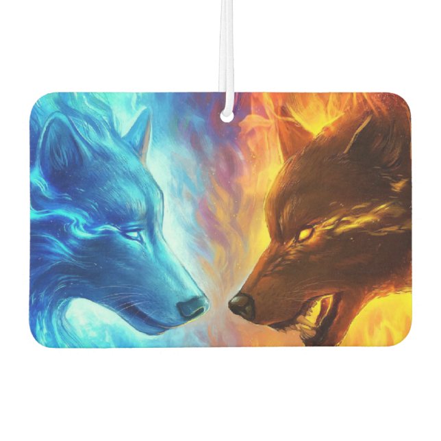 Wolves Car Air Freshener (Front)