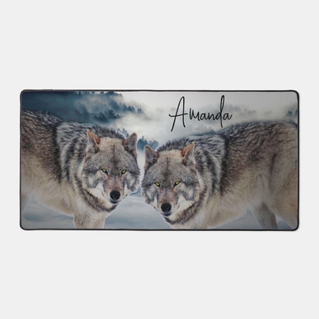 Wolves Desk Mat (Front)