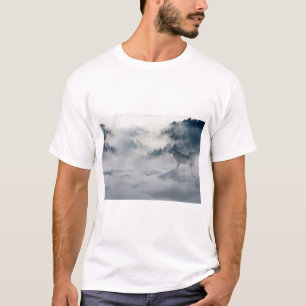 Wolves in a Winter Landscape T-Shirt