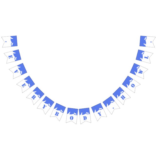 Wolves in Snow, Everybody Howl! Bunting (All)