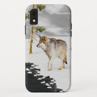 Wolves in Snow Painting - Original Wildlife Art