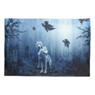 Wolves in the Forest at Dawn Pillowcase
