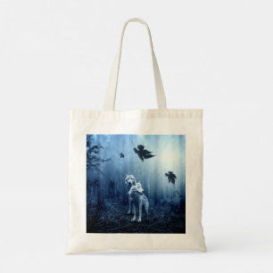 Wolves in the Forest at Dawn Tote Bag