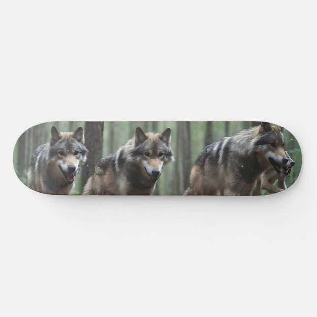 Wolves In The Forest Skate Deck  (Horz)