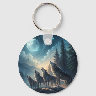 Wolves Key Ring