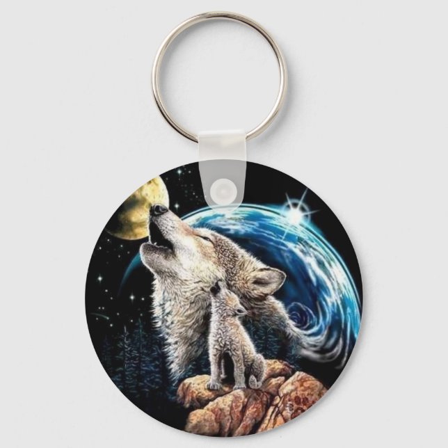 Wolves Key Ring (Front)