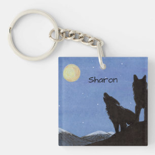 Wolves Key Ring