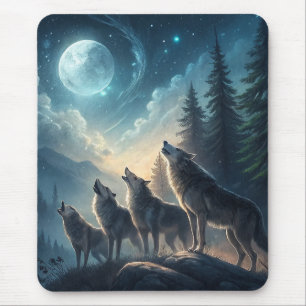 Wolves Mouse Pad